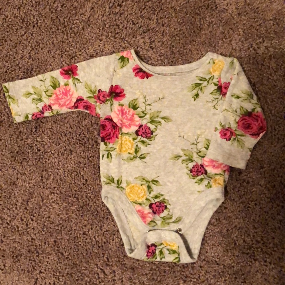 Old Navy floral onesie
